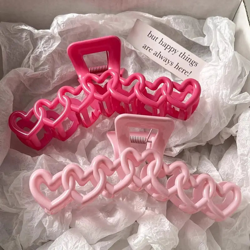 Heart-Shaped Hair Clips – Fun & Feminine Accessories