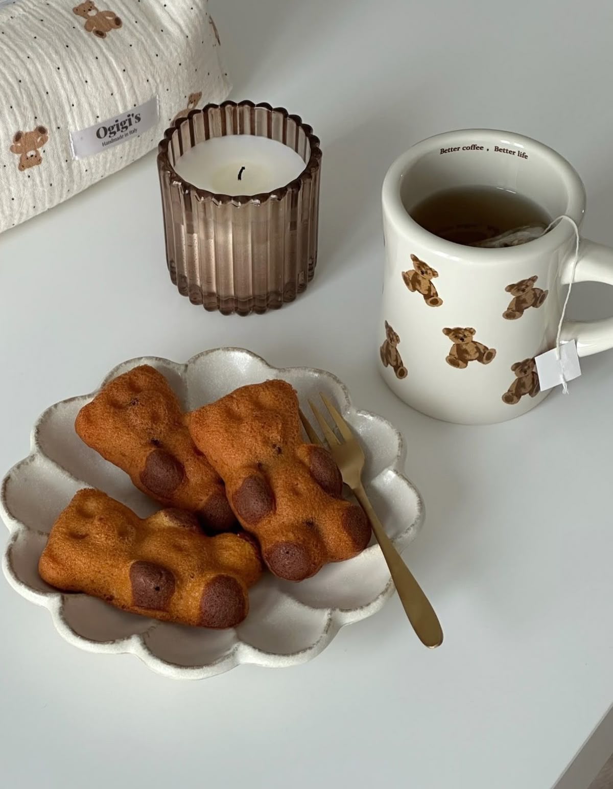 Teddy Bear Mug — Cozy Ceramic Cup for Warm Fall Moments