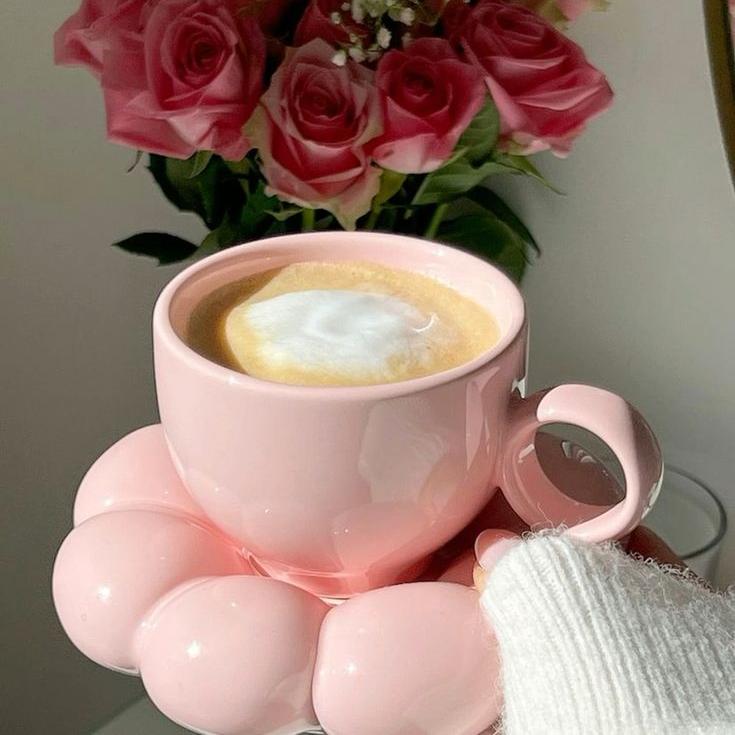 Sunflower Coffee Mug Set – Cute Ceramic Coffee Cup & Saucer for Home and Office