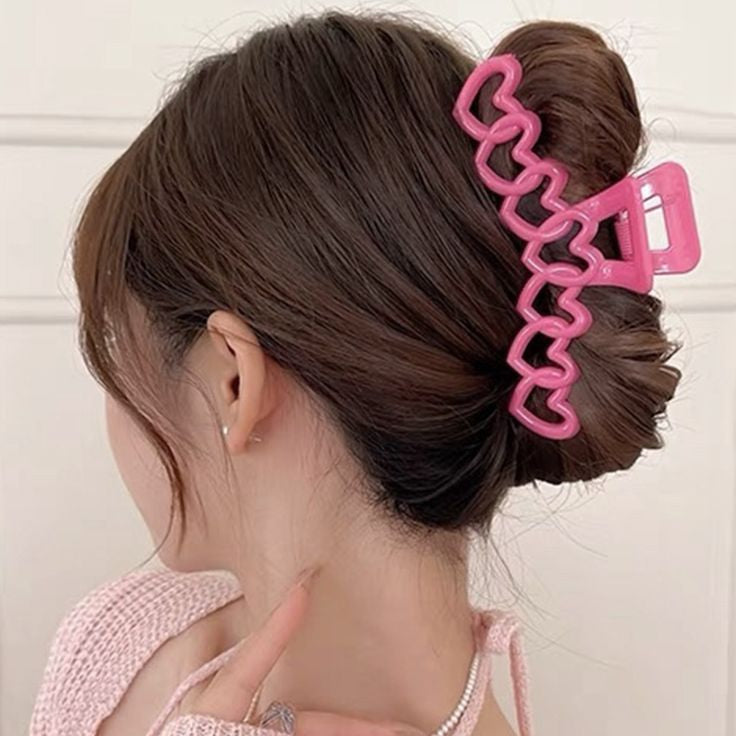 Heart-Shaped Hair Clips – Fun & Feminine Accessories