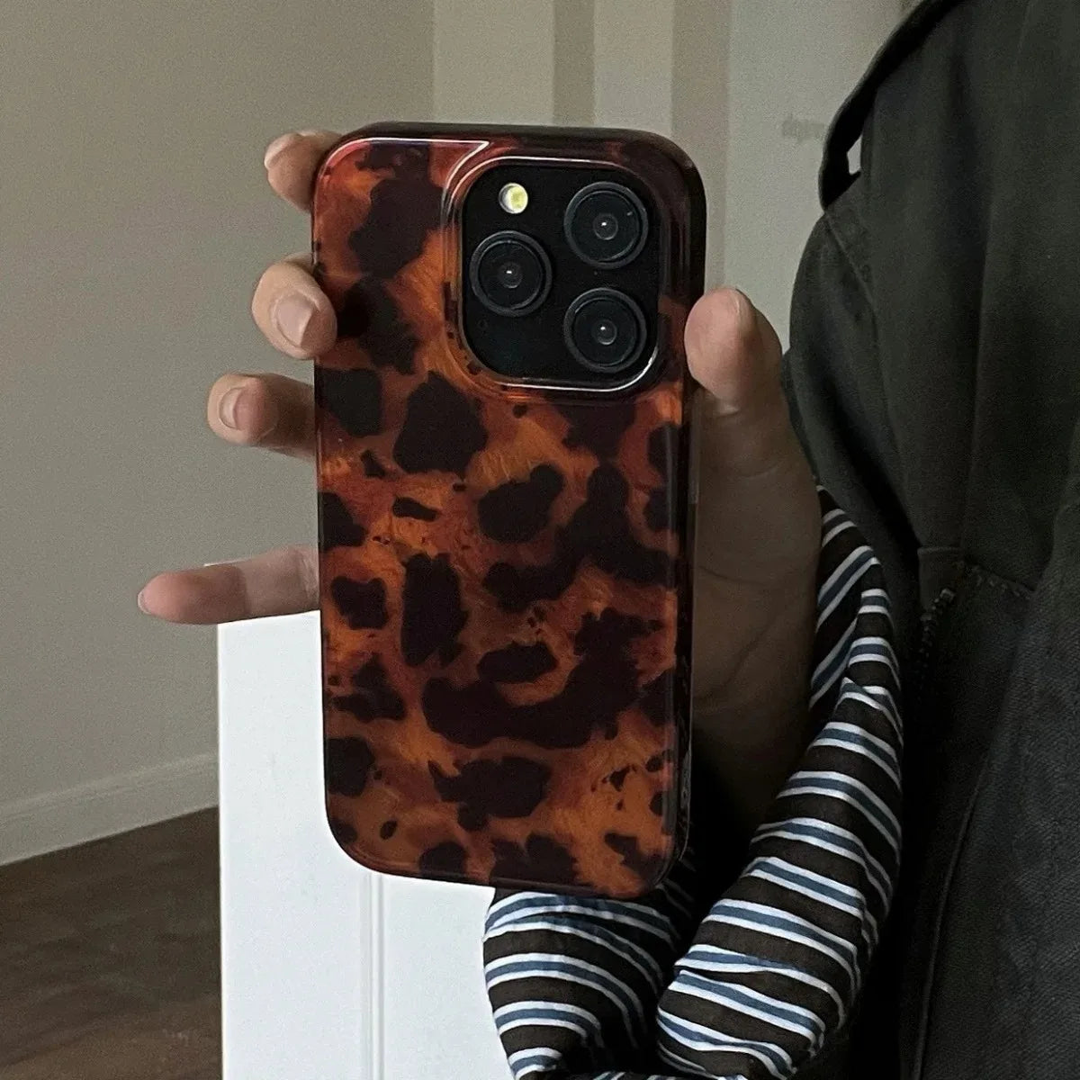 Tortoise Shell iPhone Case — Timeless Elegance, Modern Protection