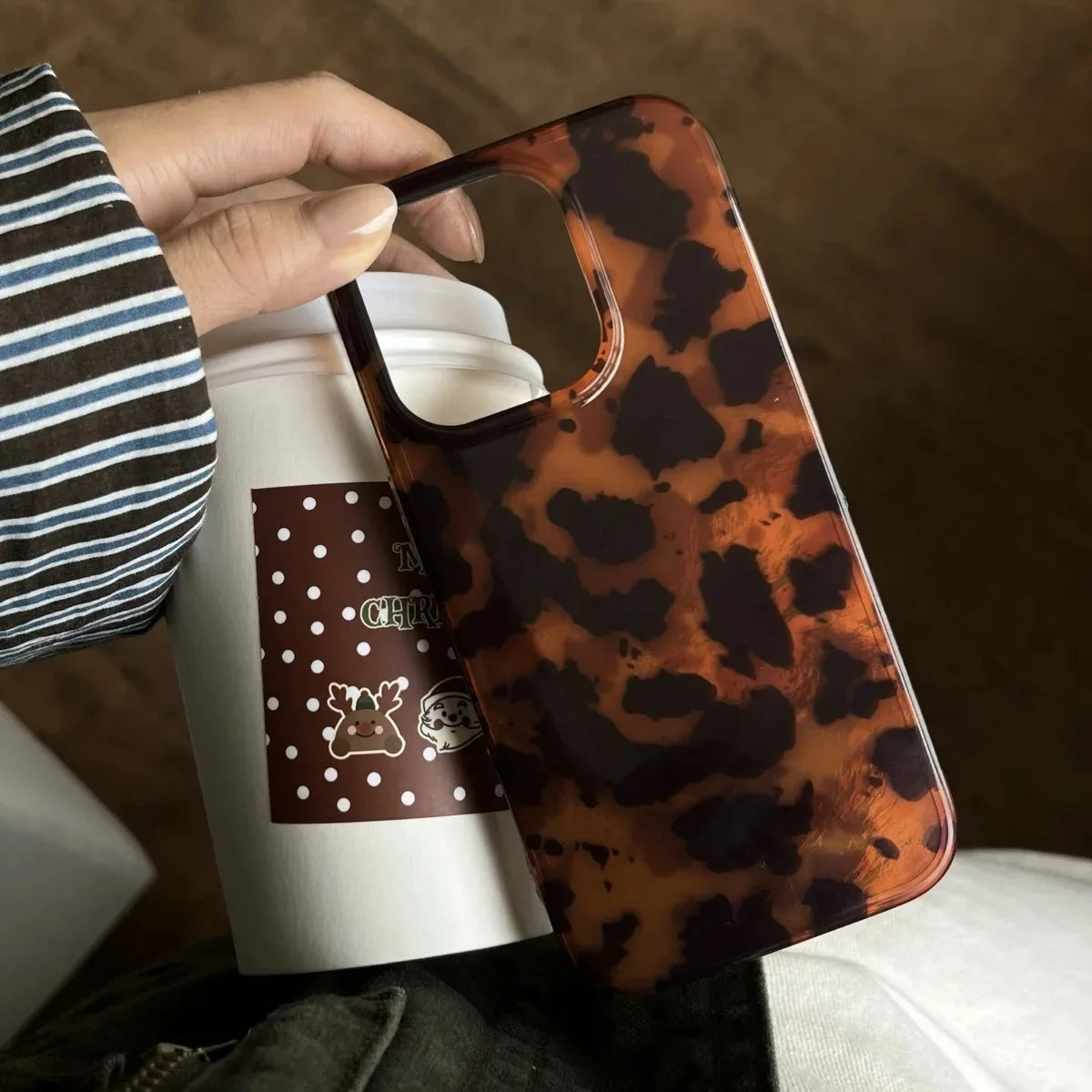 Tortoise Shell iPhone Case — Timeless Elegance, Modern Protection