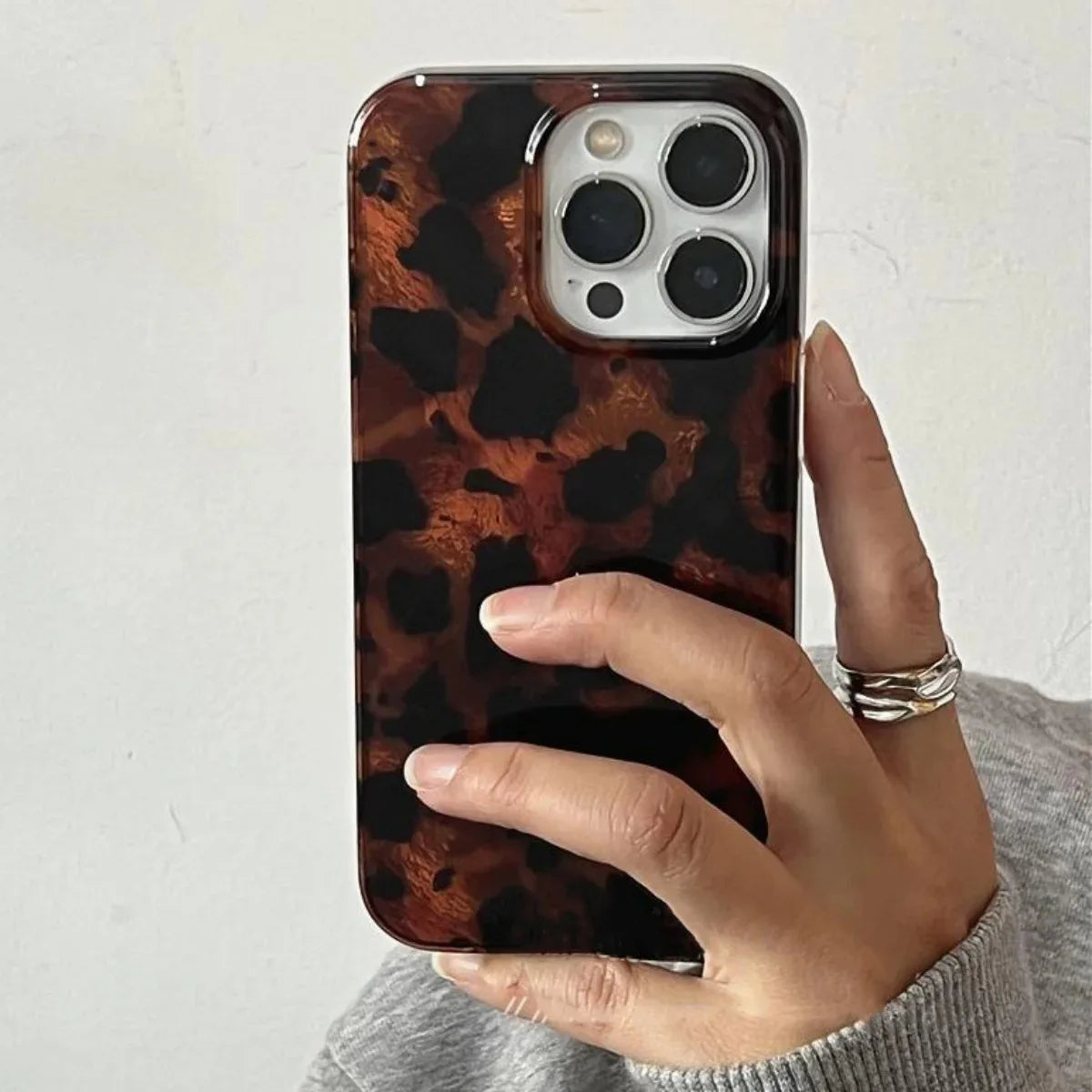 Tortoise Shell iPhone Case — Timeless Elegance, Modern Protection