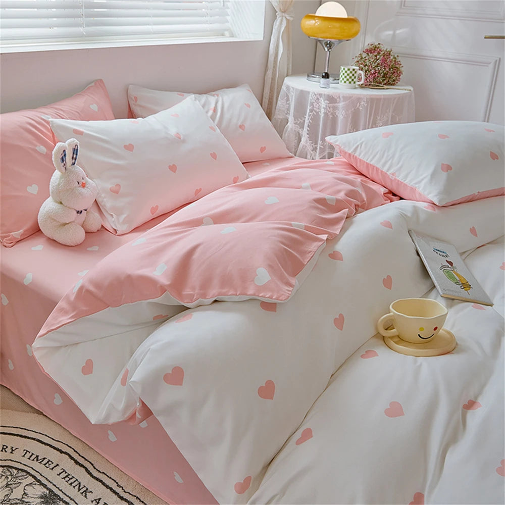 Pink Sweetheart Bedding Set – Luxurious and Romantic Bedroom Decor