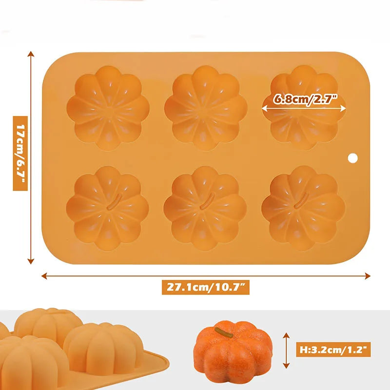 Pumpkin Silicone Mold — Fall Baking Essentials for Cozy Days