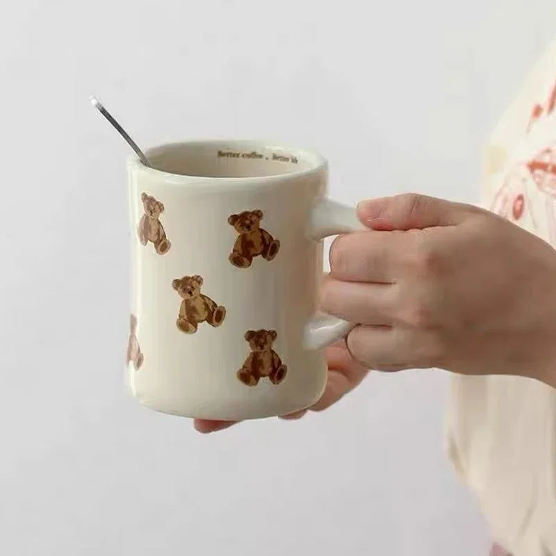 Teddy Bear Mug — Cozy Ceramic Cup for Warm Fall Moments