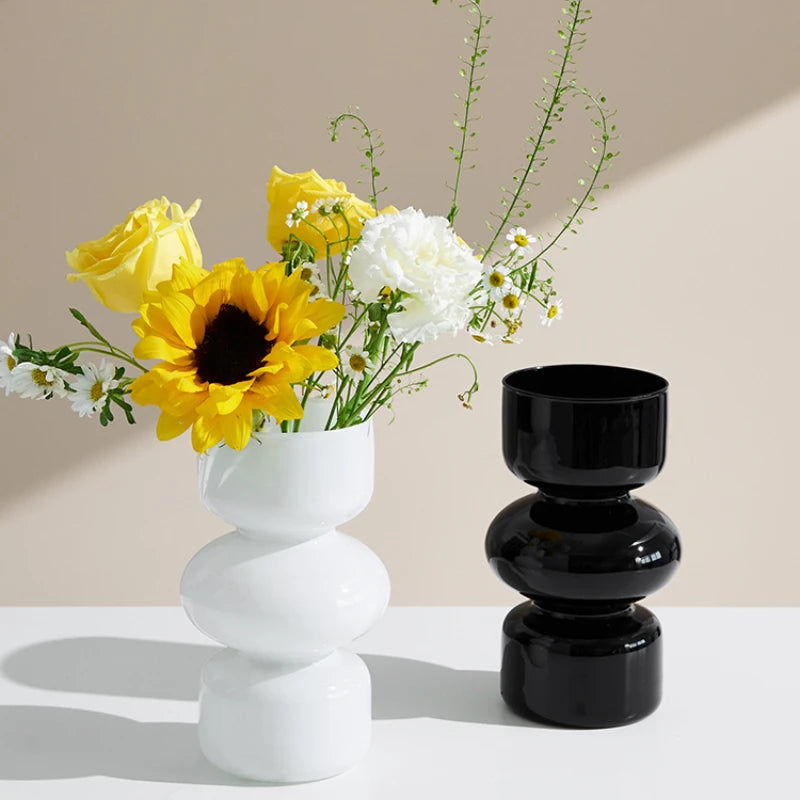 Bubble Flower Vase – Modern Glass Decor for Home