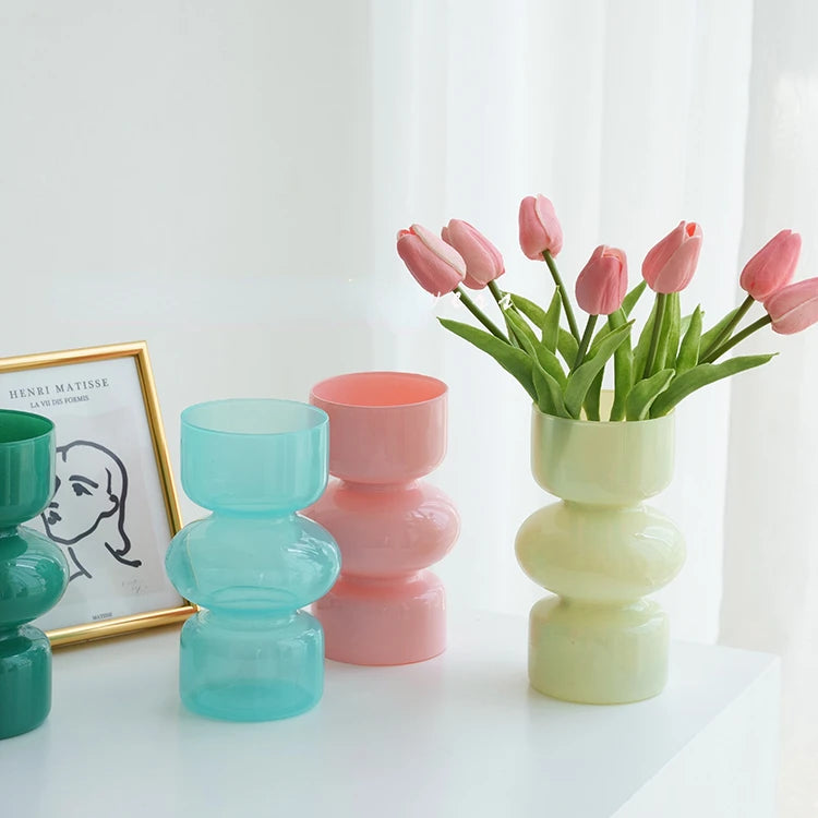 Bubble Flower Vase – Modern Glass Decor for Home