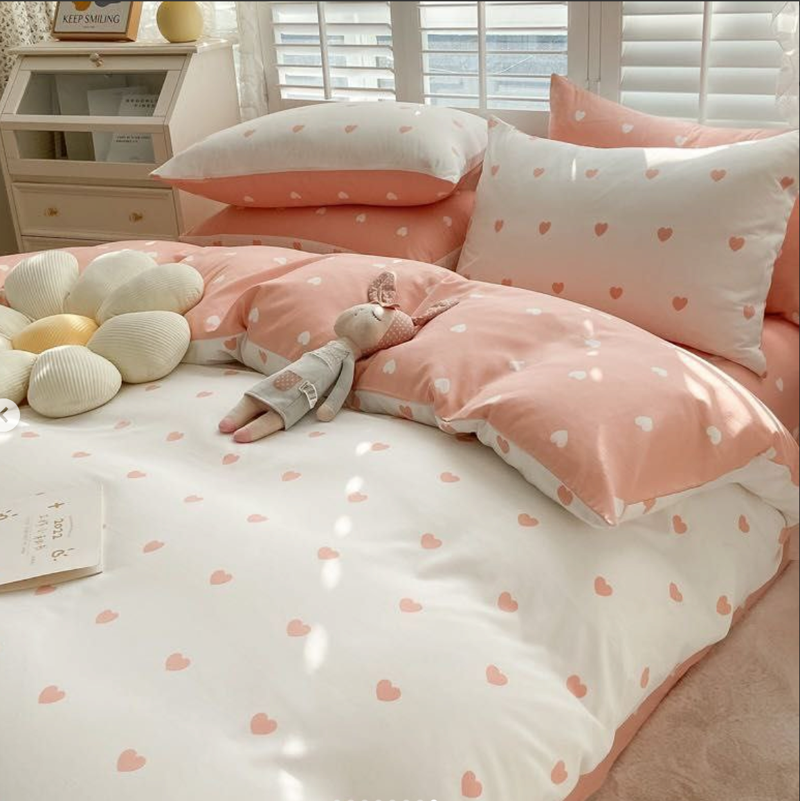Pink Sweetheart Bedding Set – Luxurious and Romantic Bedroom Decor
