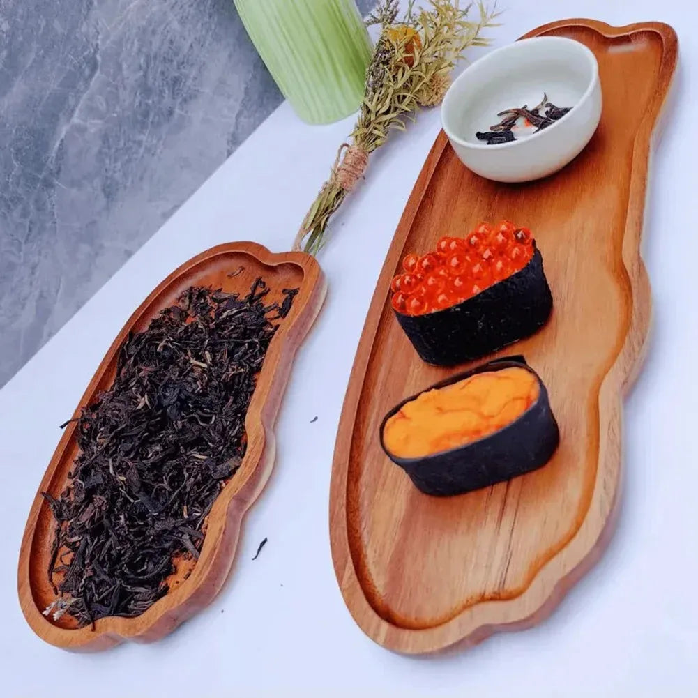 Wooden Cloud Tray — Natural Charm for Every Corner