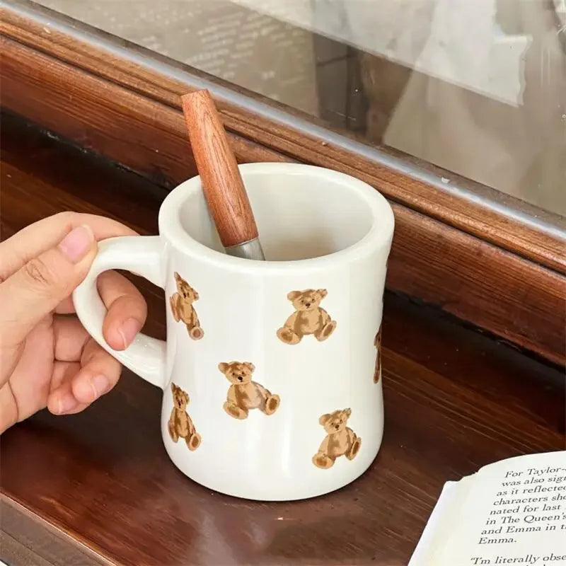Teddy Bear Mug — Cozy Ceramic Cup for Warm Fall Moments