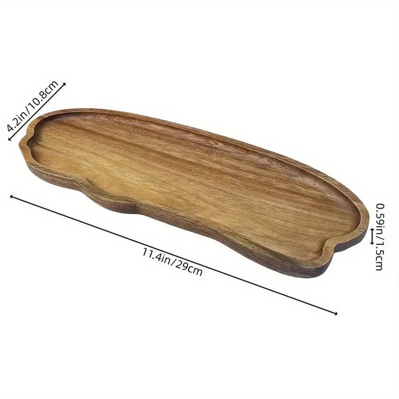Wooden Cloud Tray — Natural Charm for Every Corner