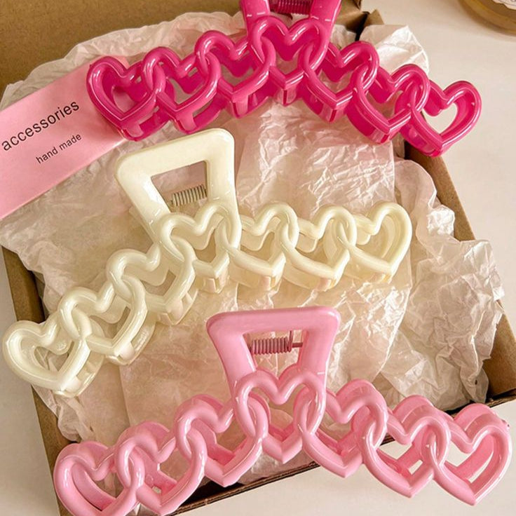 Heart-Shaped Hair Clips – Fun & Feminine Accessories