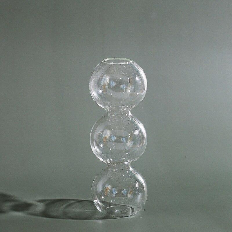 Stained Bubble Glass Vase – Classic Decorative Vase for Home Decor
