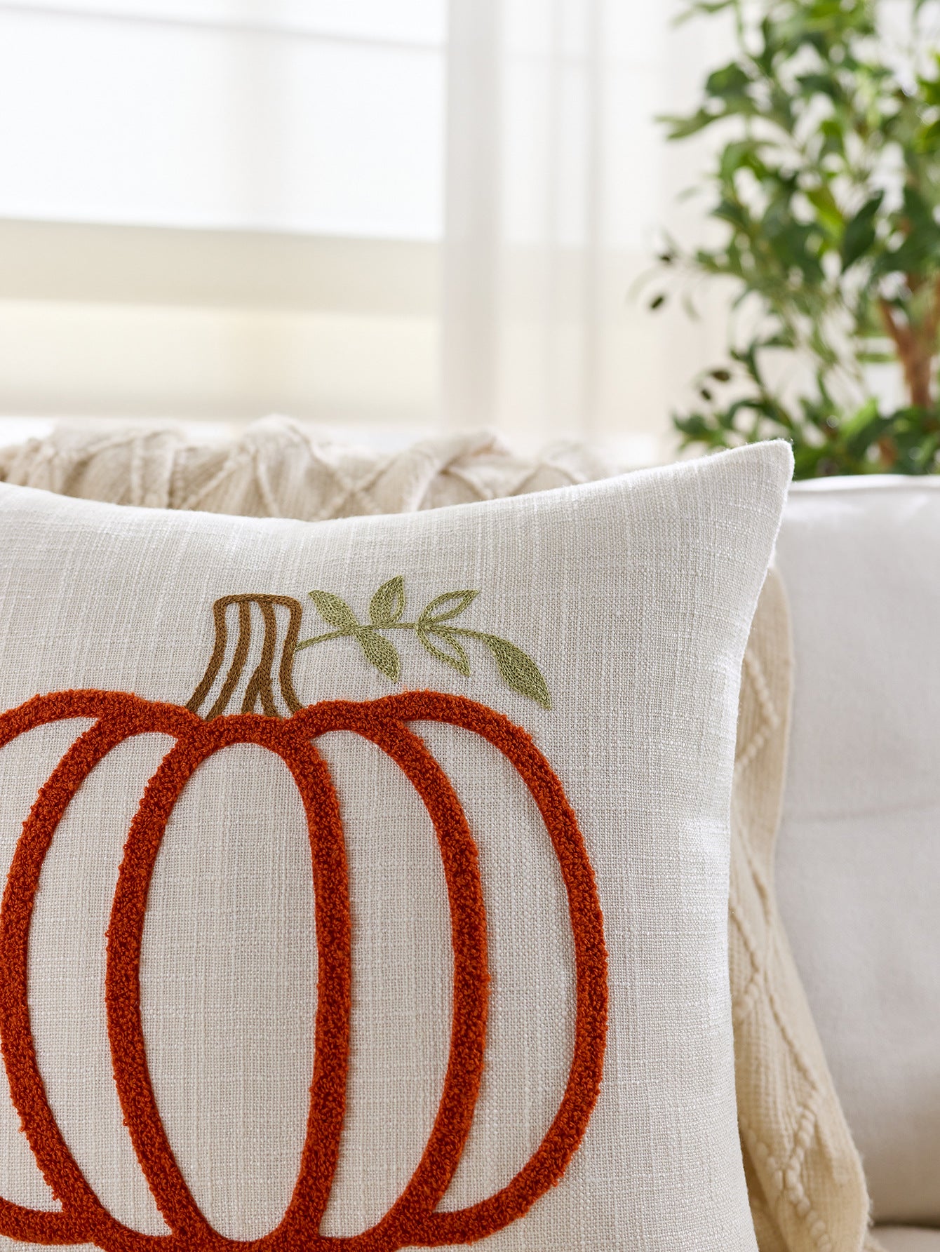 Autumn Pumpkin Pillow Covers — Cozy Fall Decorative Cushion Set