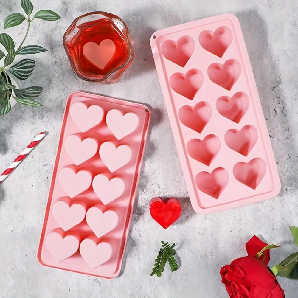 Pink Love Heart Ice Mold – Valentine’s Day Essential