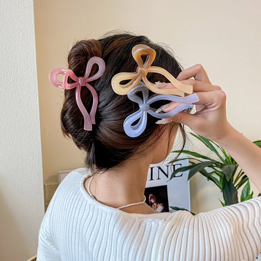Crab Hair Clips – Stylish Shark Jelly Claw Clips for Women and Girls