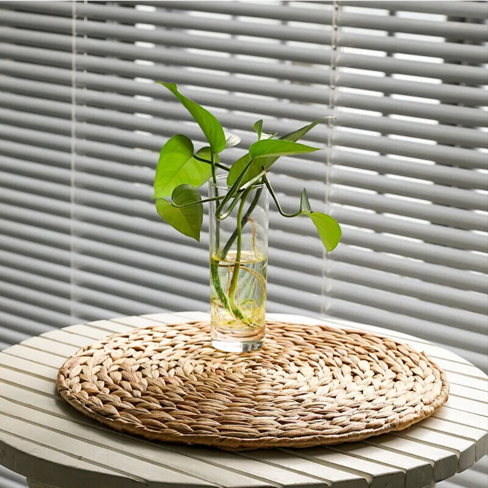 Autumn Woven Placemat – Natural Handcrafted Mat for Warm Fall Tablescapes