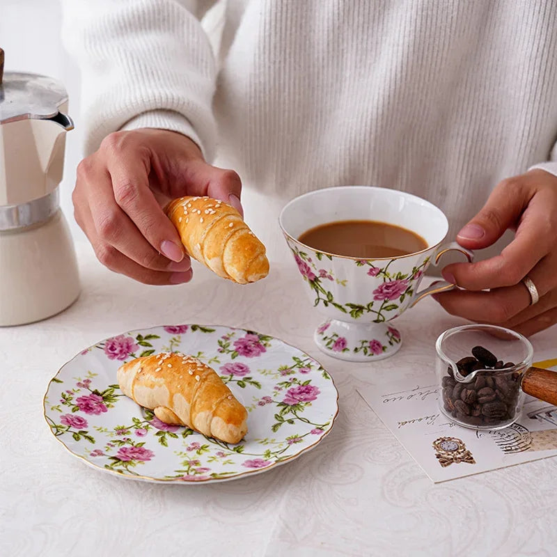 Floral Afternoon Tea Cup and Saucer – Elegant Afternoon Tea Set