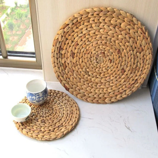 Autumn Woven Placemat – Natural Handcrafted Mat for Warm Fall Tablescapes