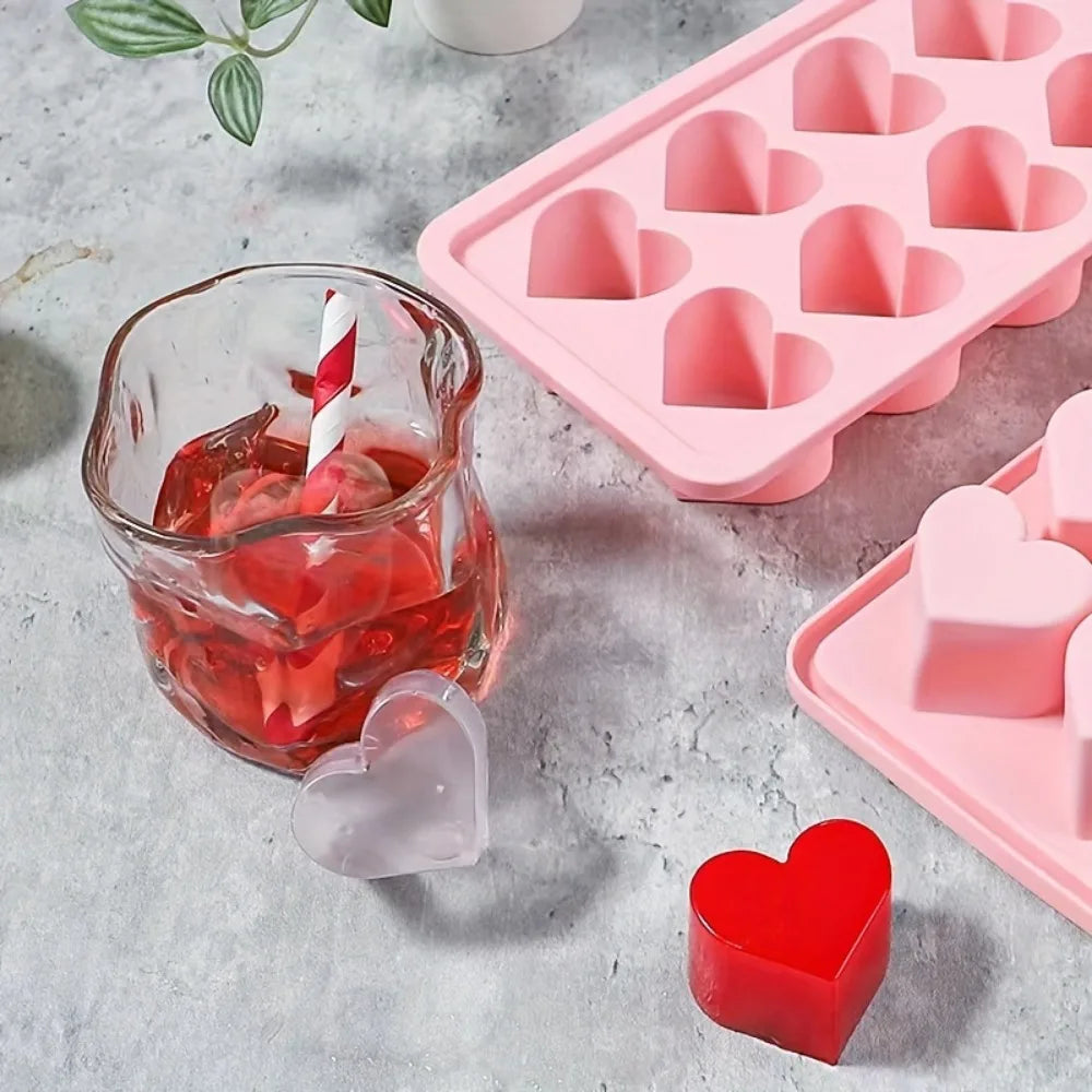 Pink Love Heart Ice Mold – Valentine’s Day Essential