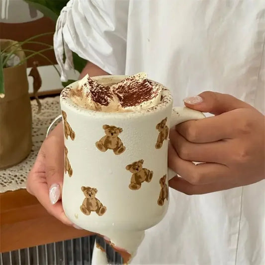 Teddy Bear Mug — Cozy Ceramic Cup for Warm Fall Moments
