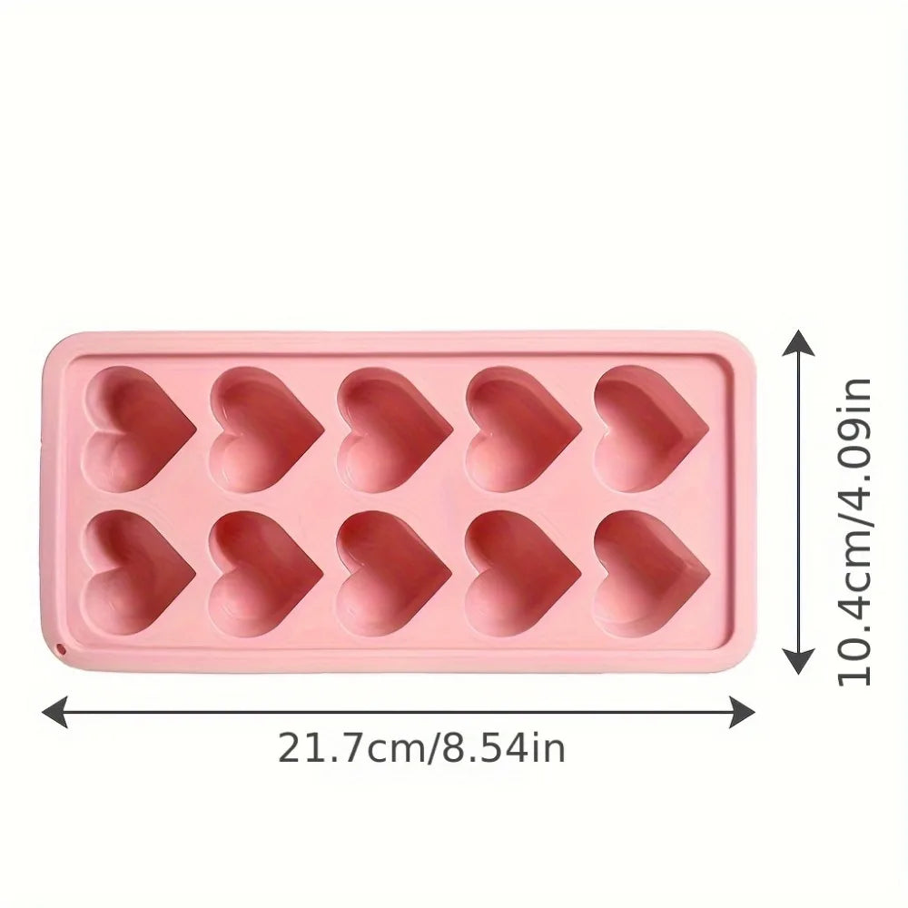 Pink Love Heart Ice Mold – Valentine’s Day Essential