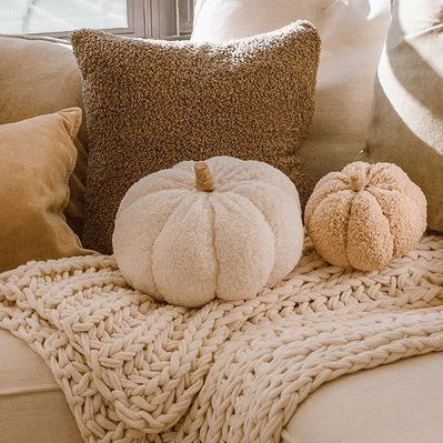Plush Pumpkin Décor — Soft & Cozy Fall Accents