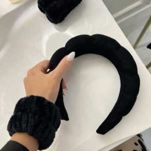 Cloud Puff Skincare Headband | Soft Bubble Spa Hair Band for Face Washing, Makeup & Self-Care