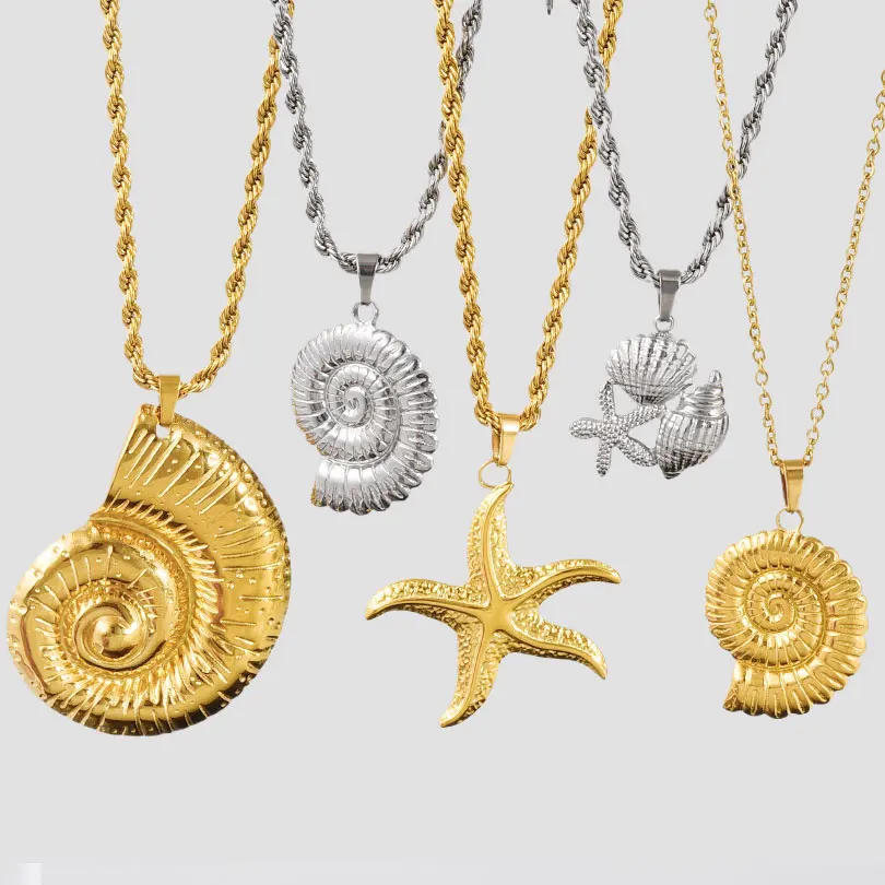 Sea Charm Necklace | Coastal Girl Jewelry - Image 4