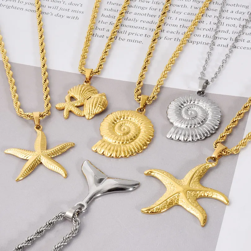 Sea Charm Necklace | Coastal Girl Jewelry - Image 2